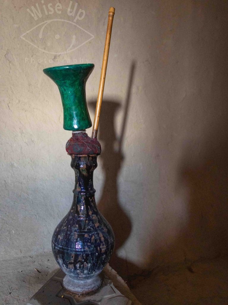 Afghan chillum water pipe