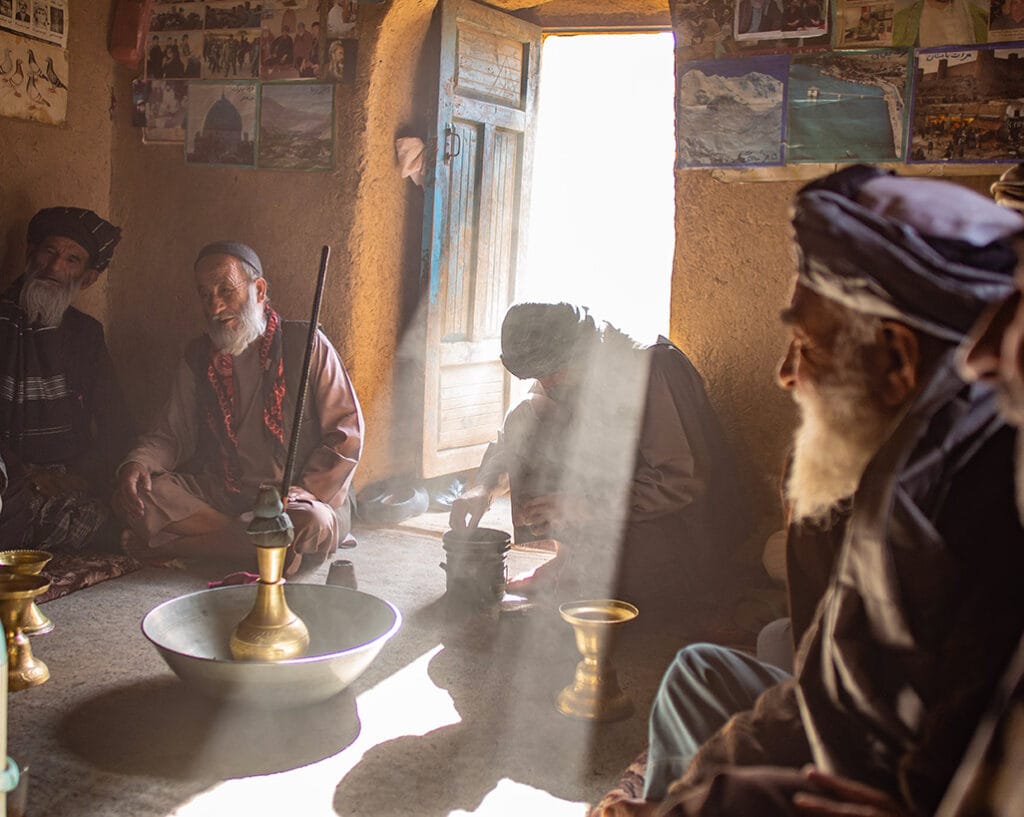 Afghan chillum house.